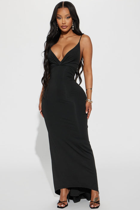 Goddess Gown - Black – NBLUXE